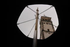 Jurte unter der Taborkirche 