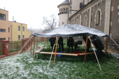 Hagel und Sturm